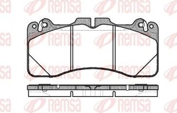 Тормозные колодки Remsa. Артикул 1425.10