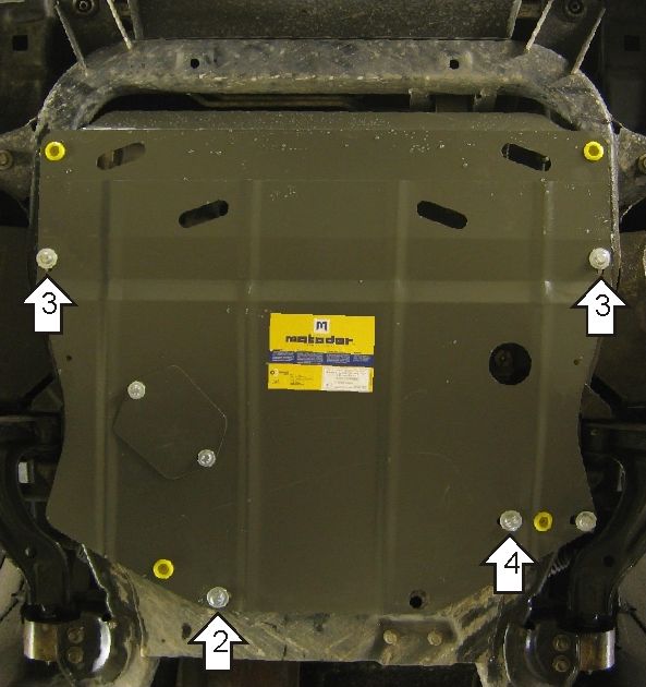 Защита Мотодор для картера Saturn VUE I 2001-2006. Артикул 04401