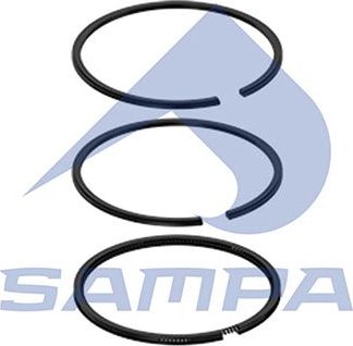 Кольца поршневые компрессора D 100 2.5 2.5 3 MB Sampa. Артикул 202.422