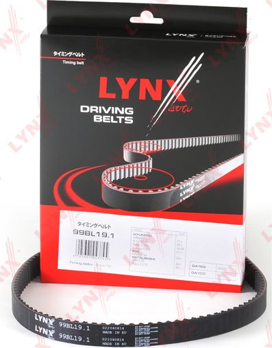 Ремень ГРМ LYNXauto для Hyundai Galloper I 1991-1998. Артикул 99BL19.1