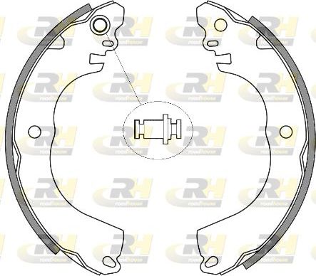 Тормозные колодки RoadHouse задние для Citroen C-ZERO 2010-2012. Артикул 4257.00