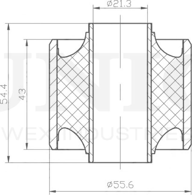 Сайлентблок рычага подвески (Unio). Артикул RMP-20354