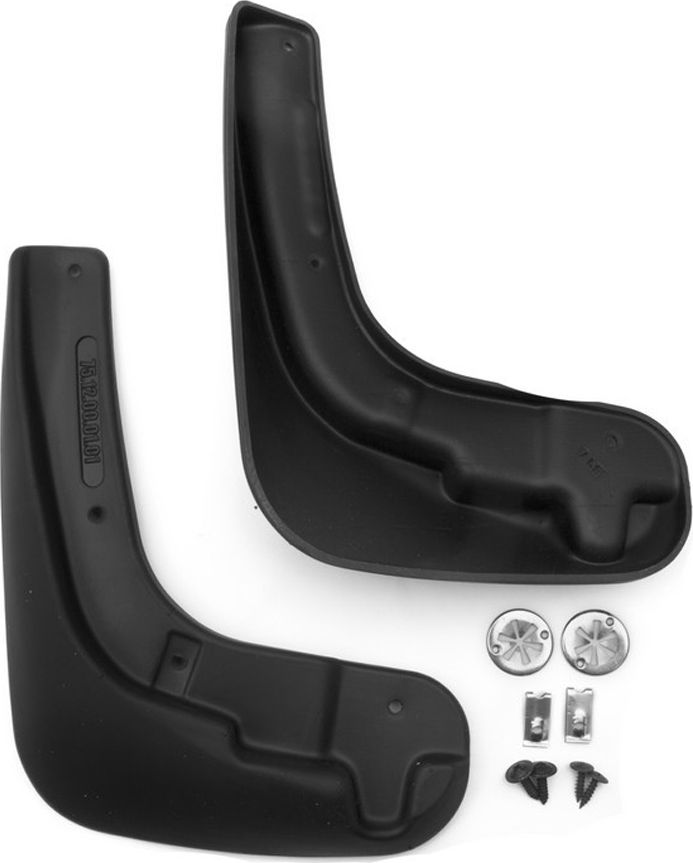 Брызговики Frosch (в пакете) передняя пара для Geely GC6 седан 2014-2026. Артикул NLF.75.12.F10