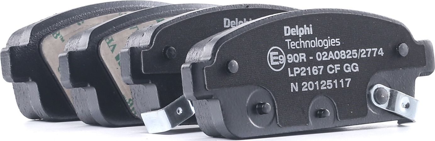 Тормозные колодки Delphi (Low-Metallic). Артикул LP2167