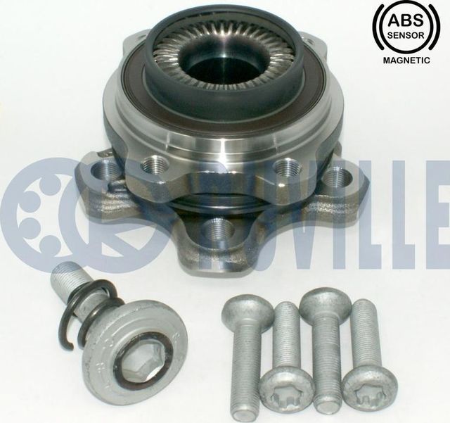 Ступица колеса с интегрированным подшипником (в сборе) Ruville передняя/задняя для BMW X4 II (G02) 2018-2026. Артикул 221942