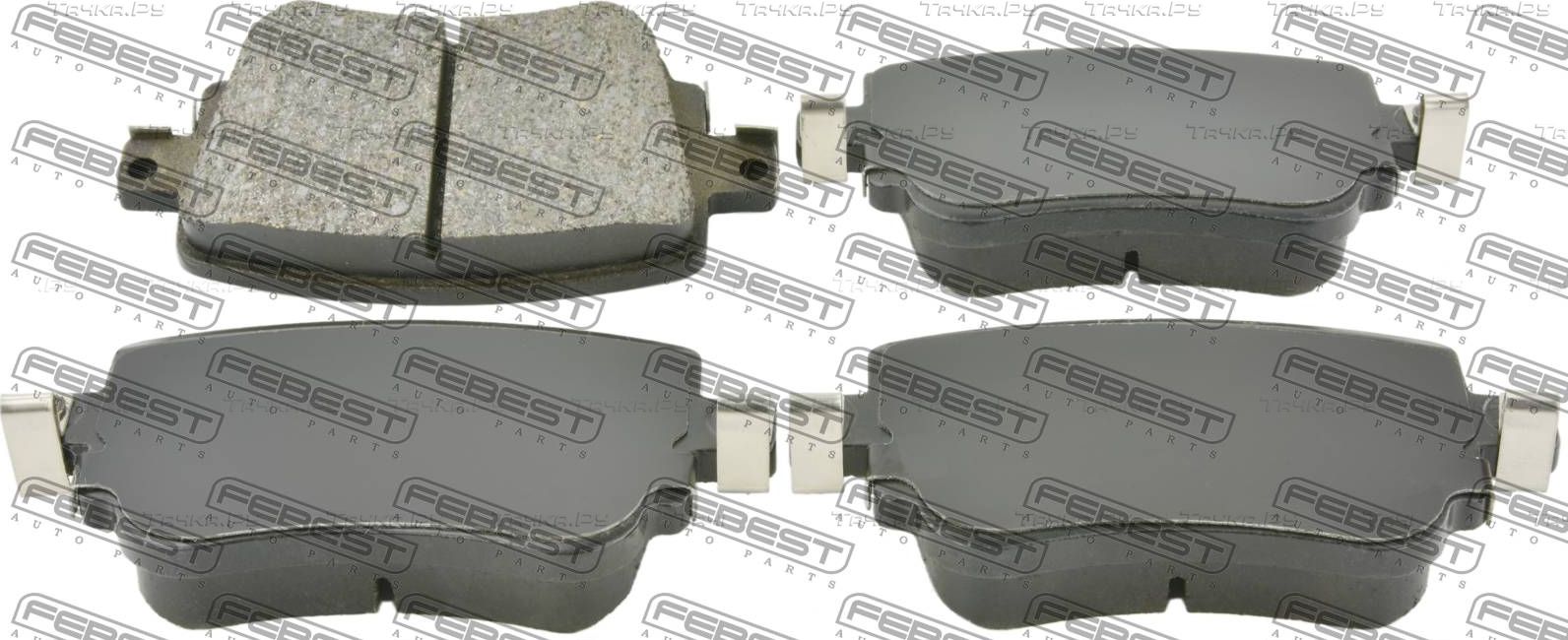Тормозные колодки Febest задние для SEAT Alhambra II 2011-2026. Артикул 2601-OCTA7R