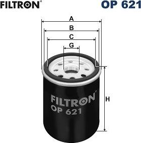 Масляный фильтр Filtron для Toyota RAV4 III (XA30) 2005-2013. Артикул OP 621