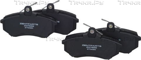 Тормозные колодки Zentparts передние для Audi 80 V (B4) 1991-1996. Артикул Z07666