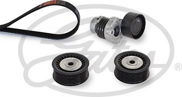 Приводной ремень поликлиновой с роликами (комплект) Gates Micro-V® для Dacia Logan II 2014-2026. Артикул K027PK1570