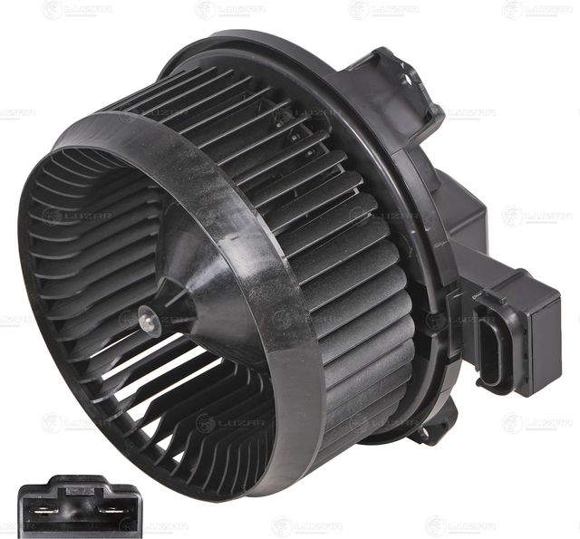 Вентилятор, мотор печки (отопителя) салона Luzar для Toyota Land Cruiser Prado 120 2002-2010. Артикул LFh 1949