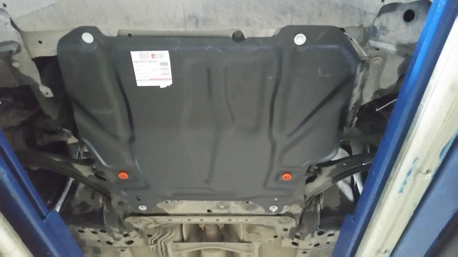 Защита Alfeco для картера и AКПП Nissan Note I (е11) 2005-2013. Артикул ALF.15.15