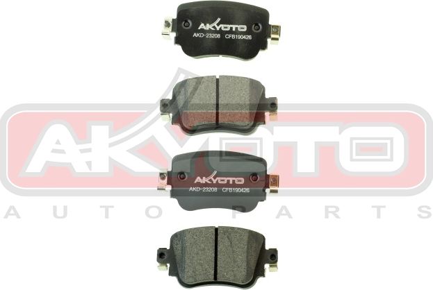 Тормозные колодки Akyoto. Артикул AKD-23208