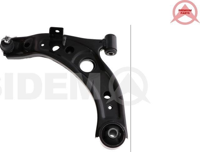 Поперечный рычаг передней подвески Sidem (Листовая сталь) левый нижний для Subaru Justy IV 2007-2011. Артикул 73270