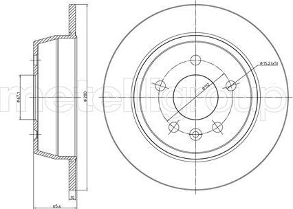 Тормозной диск Trusting. Артикул DF202