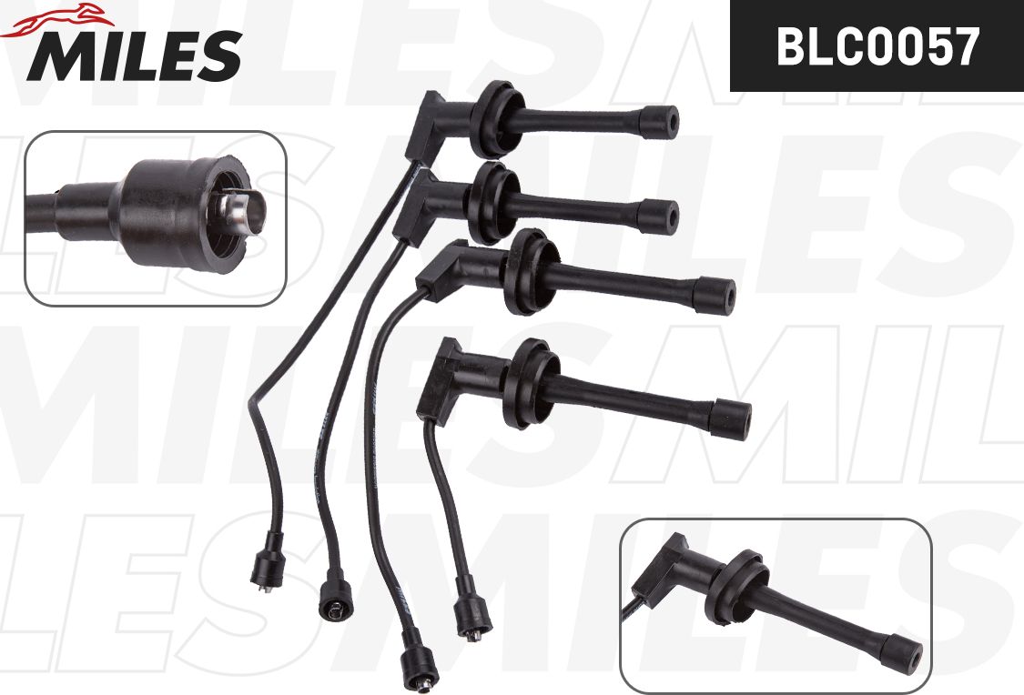 Высоковольтные провода (провода зажигания) (комплект) Miles. Артикул BLC0057
