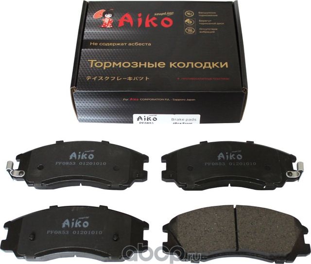 Колодки HYUNDAI Terracan (2001-2008) передние (Aiko). Артикул PF0853