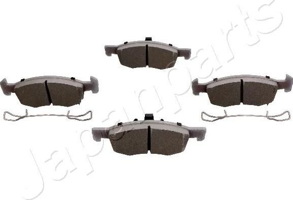 Тормозные колодки Japanparts передние для Opel Corsa E 2014-2019. Артикул PA-0090AF