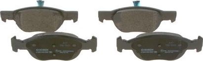 Тормозные колодки Bosch (Low-Metallic) передние для Fiat Punto II 1999-2006. Артикул 0 986 494 852