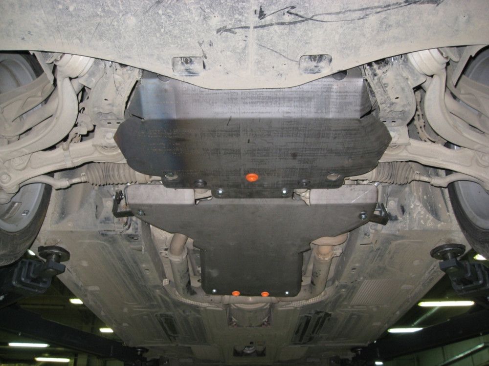 Защита алюминиевая Alfeco для картера и КПП Jaguar XJ X351 2009-2026. Артикул ALF.44.01 AL4