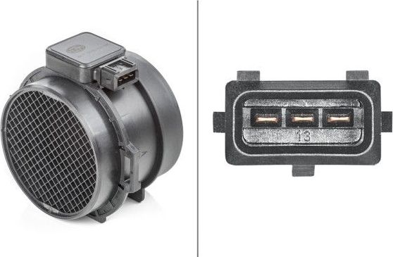 Датчик массового расхода воздуха (ДМРВ) Hella. Артикул 8ET 009 142-341