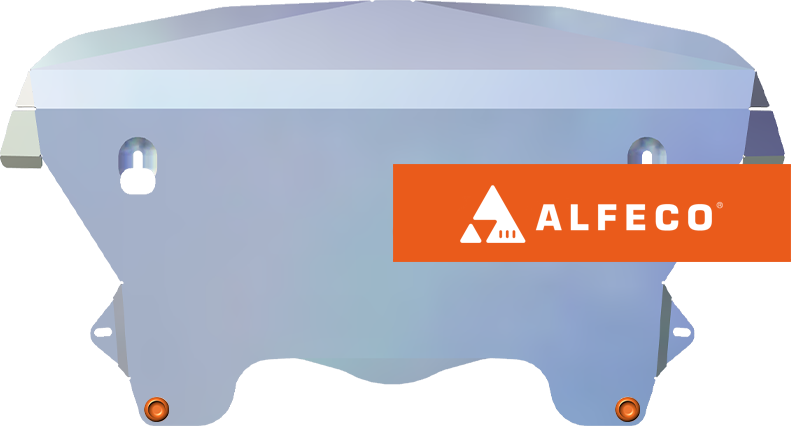 Защита алюминиевая Alfeco для радиатора BMW X5 F15 2013-2018. Артикул ALF.34.20al