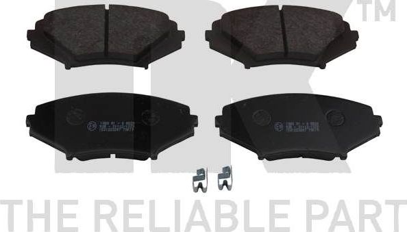 Тормозные колодки NK передние для Mazda RX-8 I 2003-2007. Артикул 223247