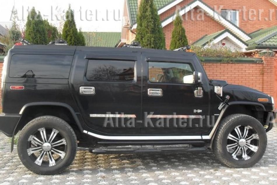 Дефлекторы Cobra Tuning для окон Hummer H2 2002-2009. Артикул H40102