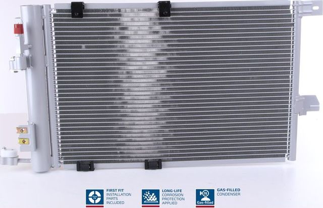 Радиатор кондиционера (конденсатор) Nissens (алюминий) для Opel Astra G 1998-2008. Артикул 94384