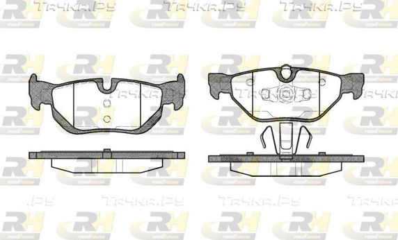 Тормозные колодки RoadHouse задние для BMW 3 V (E90/E91/E92/E93) 2004-2013. Артикул 21145.00