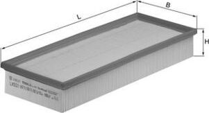 Воздушный фильтр Mahle. Артикул LX 521