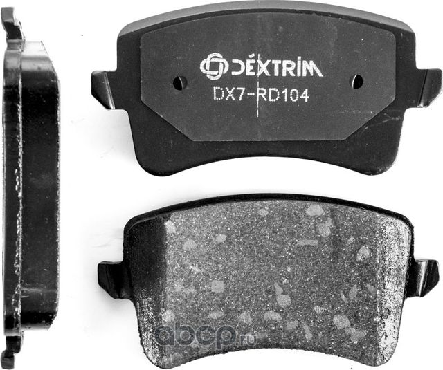 Колодки тормозные задние (Dextrim). Артикул DX7RD104