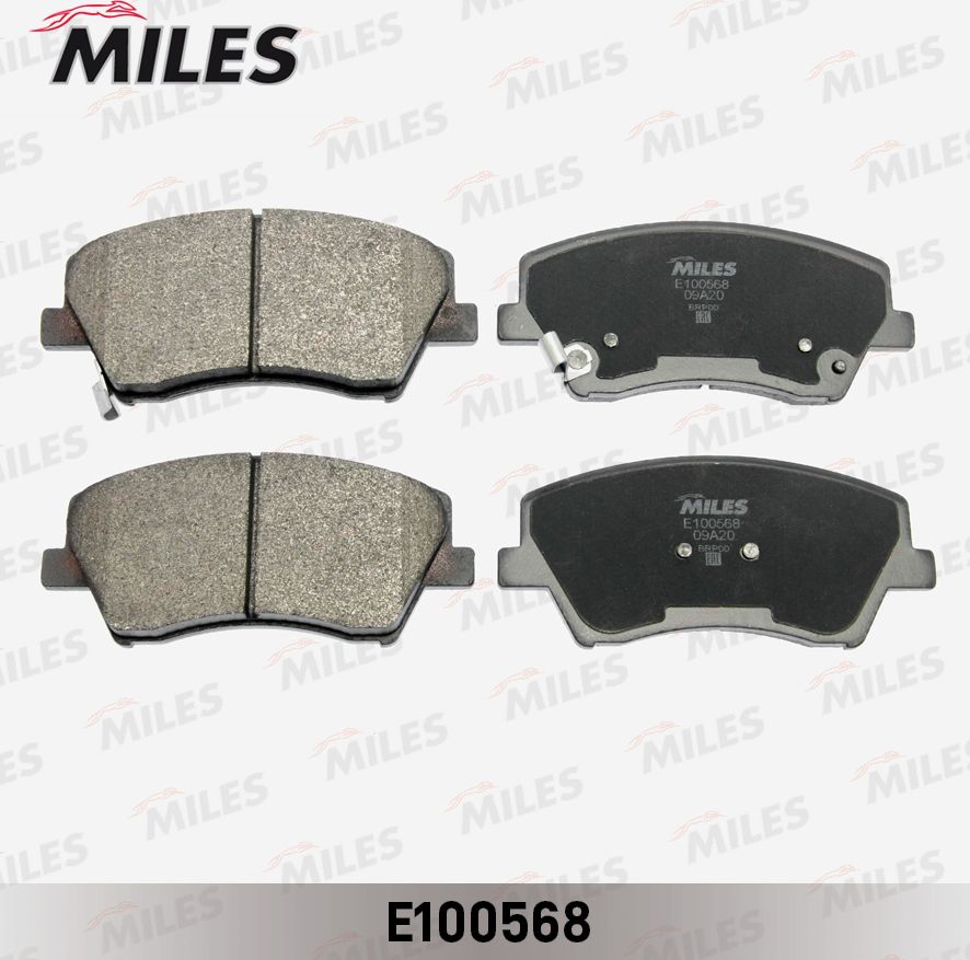 Тормозные колодки Miles (Semi-Metallic). Артикул E100568
