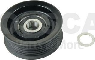 Направляющий (ведущий) ролик приводного поликлинового ремня OSSCA. Артикул 63342