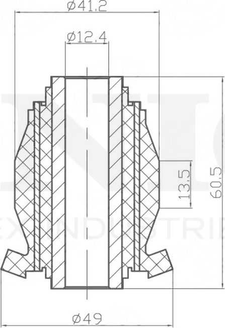 Сайлентблок рычага подвески (Unio). Артикул RMP-20341