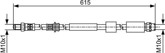 Тормозной шланг Bosch. Артикул 1 987 481 615
