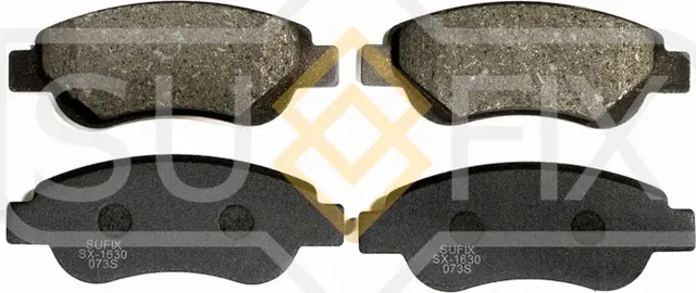 Колодки тормозные передние (Sufix). Артикул SX1630
