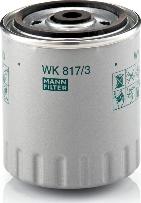 Топливный фильтр Mann-Filter. Артикул WK 817/3 x