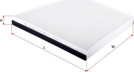 Салонный фильтр Sakura. Артикул CA-26050