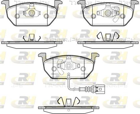 Тормозные колодки RoadHouse передние для Audi A3 III (8V) 2012-2026. Артикул 21601.01
