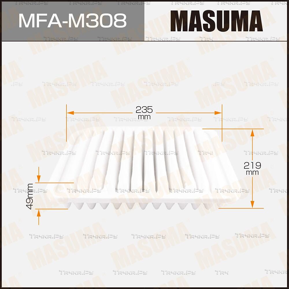 Воздушный фильтр Masuma. Артикул MFA-M308