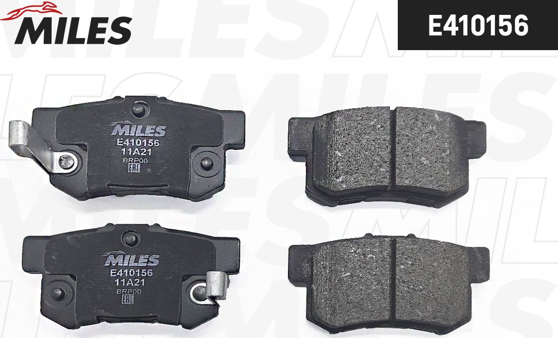 Тормозные колодки Miles (Low-Metallic). Артикул E410156