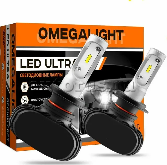 Лампа светодиодная H4 2500lm (1шт) (Omega Light). Артикул OLLEDH4UL1