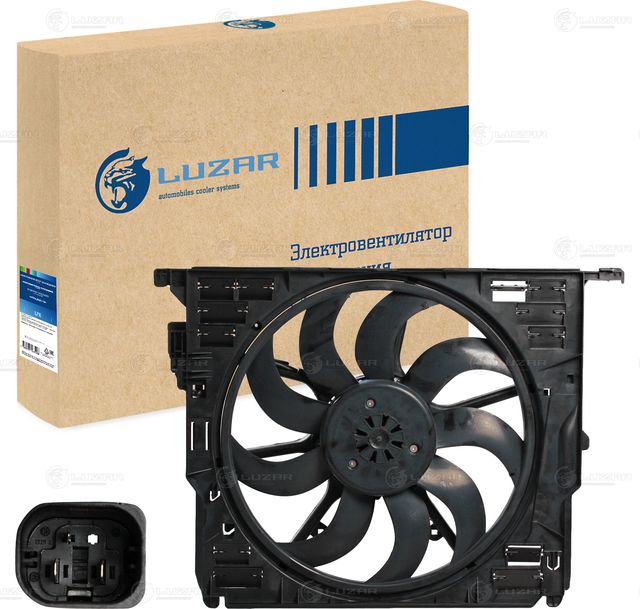 Вентилятор радиатора двигателя Luzar для BMW 5 VI (F10/F11/F07) 2009-2016. Артикул LFK 2620