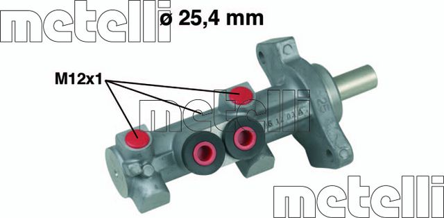 Тормозной цилиндр главный Metelli для Mercedes-Benz M-Класс I (W163) 1998-2005. Артикул 05-0618