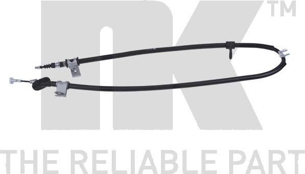 Трос ручника (тросик ручного тормоза) NK правый для Lancia Thesis 2002-2009. Артикул 901020
