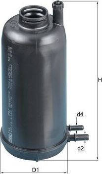 Топливный фильтр Mahle. Артикул KL 707D