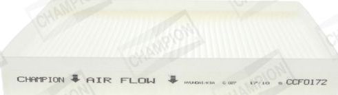 Салонный фильтр Champion для Kia Proceed I 2008-2013. Артикул CCF0172