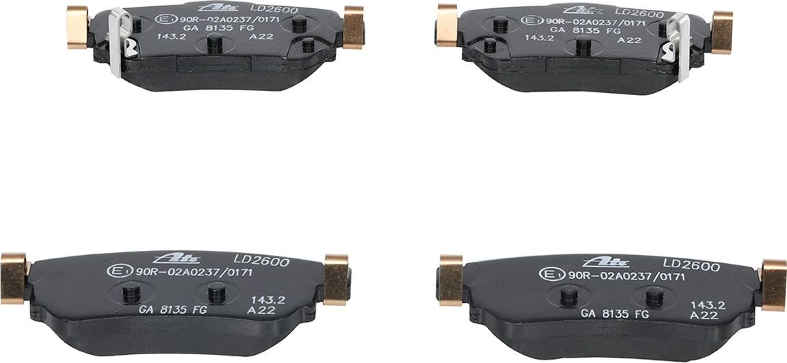 Тормозные колодки ATE Ceramic. Артикул 13.0470-2600.2