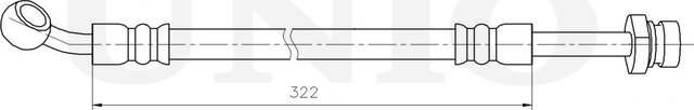 Шланг тормозной (Unio). Артикул BRH-10088