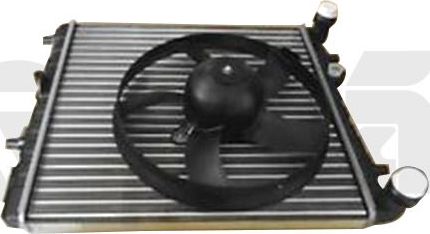 Радиатор охлаждения двигателя Vika для Skoda Fabia I 1999-2008. Артикул 11210140801